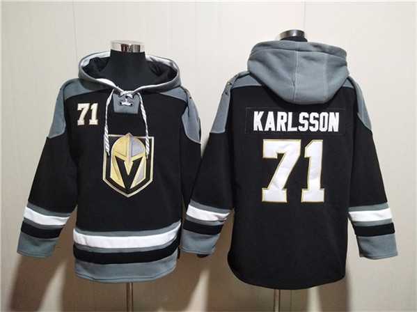 Men's Vegas Golden Knights #71 William Karlsson Black Ageless Must-Have Lace-Up Pullover Hoodie,We sell and wholesale Men's Vegas Golden Knights #71 William Karlsson Black Ageless Must-Have Lace-Up Pullover Hoodie on line form chian!
